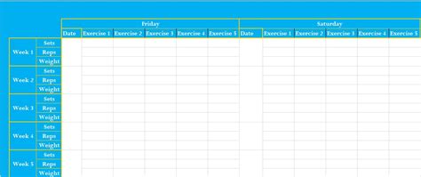 Professional Exercise Log Template Excel - Excel TMP