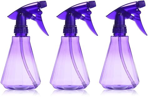 Bar F Pack Of Empty Plastic Spray Bottle Oz Clear Purple