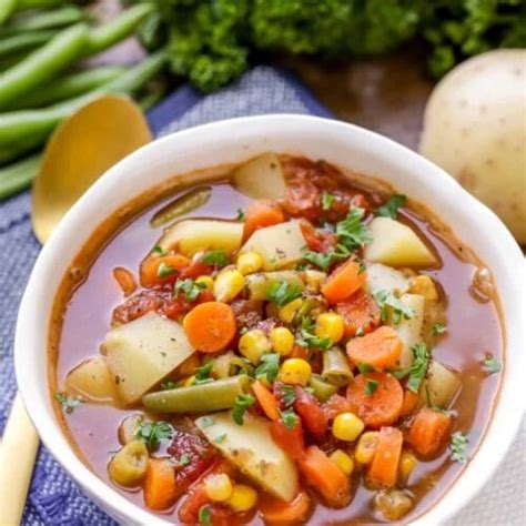 Homemade Vegetable Soup Recipe Lil Luna