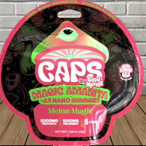 Caps Amanita Mushroom D9 Nano Gummies 5000mg Great Cbd Shop