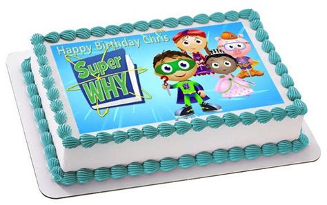 SUPER WHY (Nr3) - Edible Cake Topper OR Cupcake Topper – Edible Prints ...