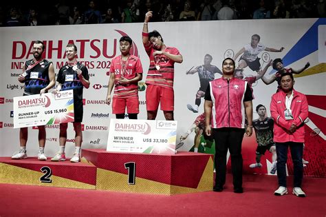 Wakil Ganda Putra Indonesian Juara Indonesia Master 2024 Koma Id