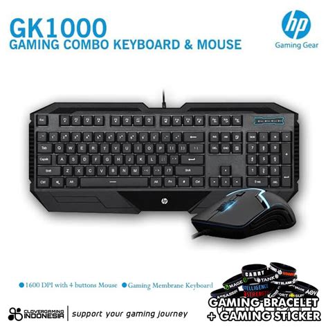 Jual Hp Gk Combo Gaming Keyboard Mouse Gk Bundle Bundling