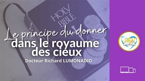 Cceav Docteur Richard Lumonadio Le Principe Du Donner Dans Le