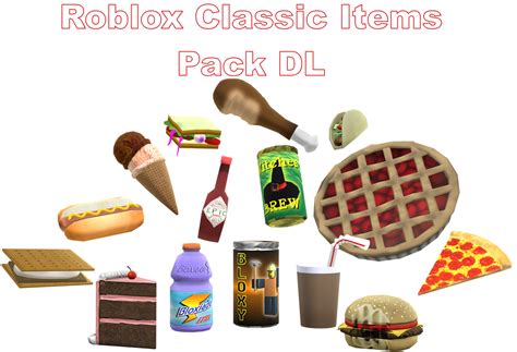 Roblox Mmd Classic Item Pack Dl By The Irish Gal On Deviantart