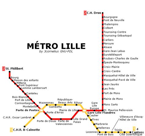 Metro Lille Train Map Metro Map Transit Map