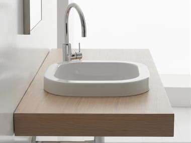 Lavabo Da Appoggio Rettangolare In Ceramica Next By Scarabeo