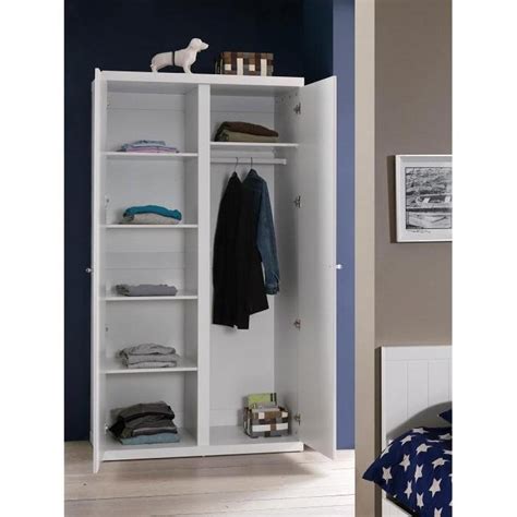 Armoire Blanche Penderie Et Etageres Price 2