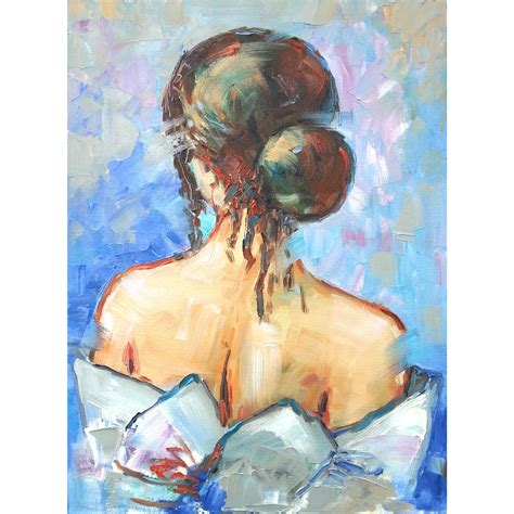 Female Oil Painting Woman Portrait Original Artwork Girl Art Inspire