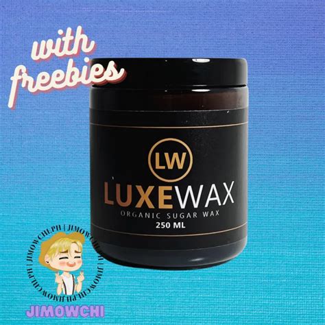 Luxewax Organic Sugar Wax Hot Or Cold For Legs Underarm Eyebrow Body