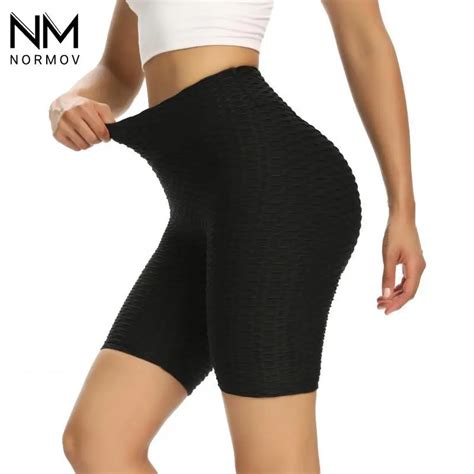 Normov Summer Women Leggings High Waist Push Up Short Leggings Comfort