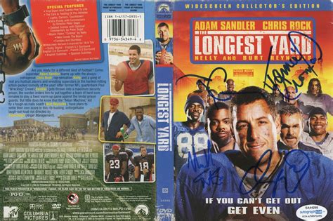 "The Longest Yard" Cast AUTOGRAPHS Signed DVD - Adam Sandler, Terry ...