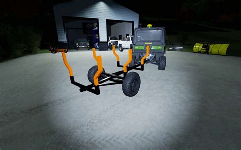 Przyczepa Do Przewozu Drewna Fs22 Atv V1 0 0 0 Farming Simulator 22