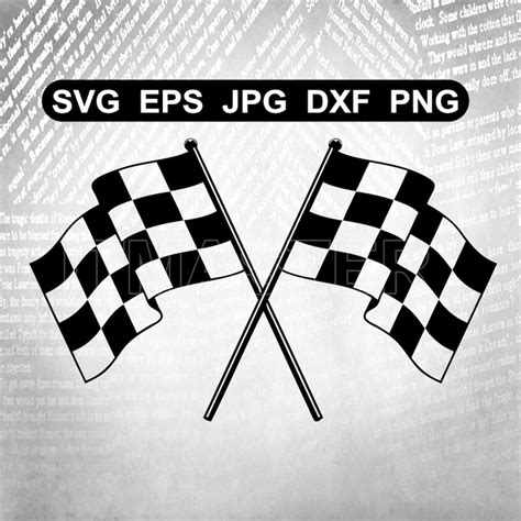 Racing Flag Nascar Flag Checkered Flag Svg Dxf Png Etsy Canada