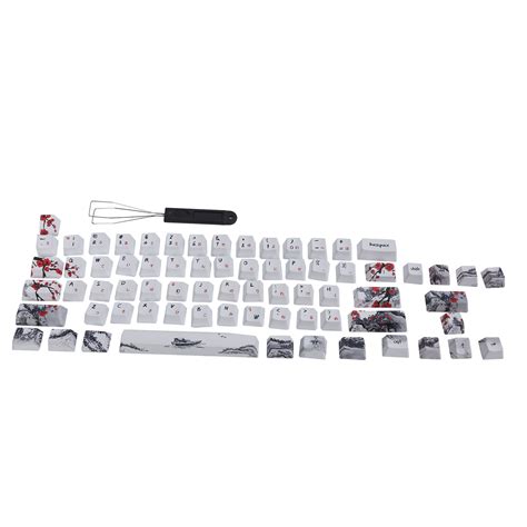 Keycaps Pbt 5sided Sublimation 71 Keys Keyboard Caps For Mechanical