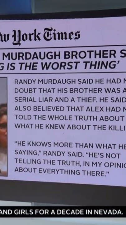 Alex Murdaughs Brother Breaks His Silence Truecrime Justice