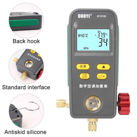 Duoyi Medidor De Presi N De Refrigeraci N Dy Colector Digital De