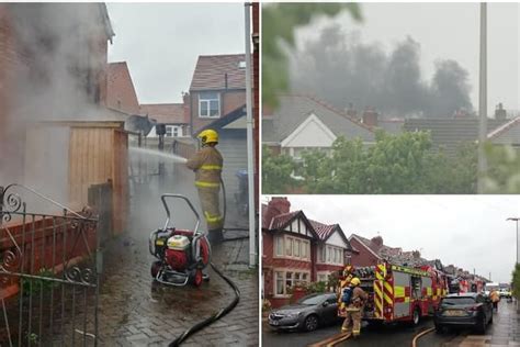 Blackpool Fire Sends Black Smoke Billowing Into The Sky