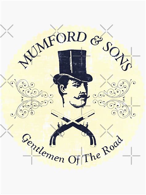 Mumford Sons Gentlemen Of The Road Sticker By Onazavala Redbubble