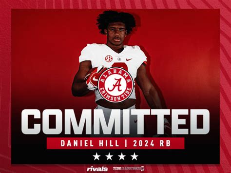 Alabama lands four-star running back Daniel Hill - TideIllustrated: Alabama Crimson Tide ...