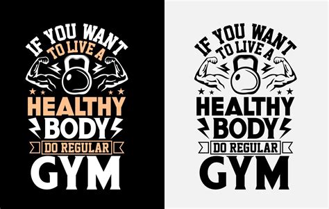 Gym T Shirt Design Gym Motivational Quote Workout Inspirational T Shirt Design Fitness T