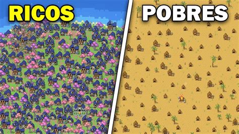 Pais De Pobres Vs Pais De Ricos Worldbox Youtube