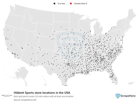 Number of Hibbett Sports locations in the USA in 2025 | ScrapeHero