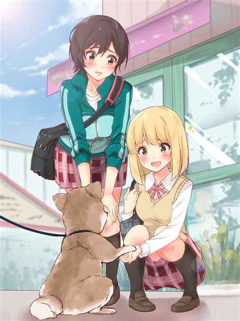 Kase Tomoka And Yamada Yui Asagao To Kase San Drawn By Sarfata Danbooru