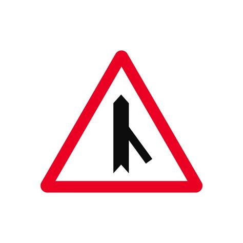 Warning Bumps Road Traffic Triangle Sign Stock Vector By