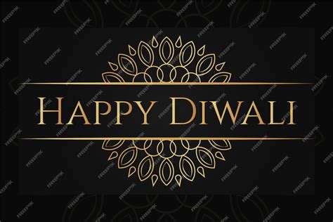 Premium Vector Premium Vector Happy Diwali Luxury Golden Banner