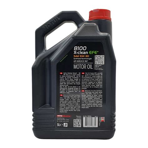 Motul X Clean Efe Sae W Motoren L W Motor L Pkw