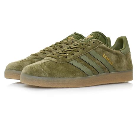 Lyst Adidas Gazelle Olive Shoe Bb5265 In Green For Men