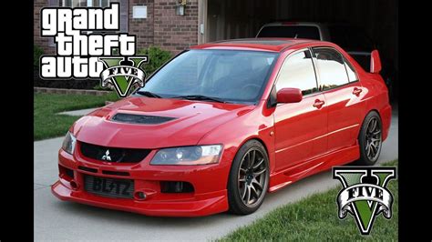 Mitsubishi Lancer Evo Viii Acelerando Forte Gta V Top Mods Cars Hd