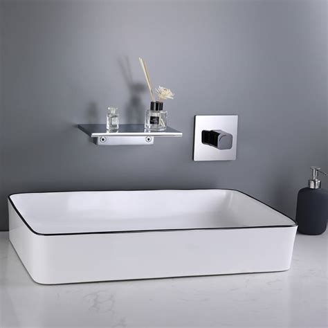 Waterfall Wall Mount Chrome Single Handle Bathroom Sink Faucet Solid ...