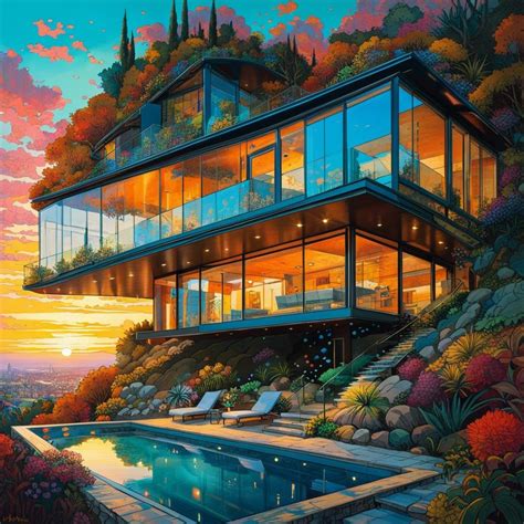 Dream House V2 Ai Generated Artwork Nightcafe Creator