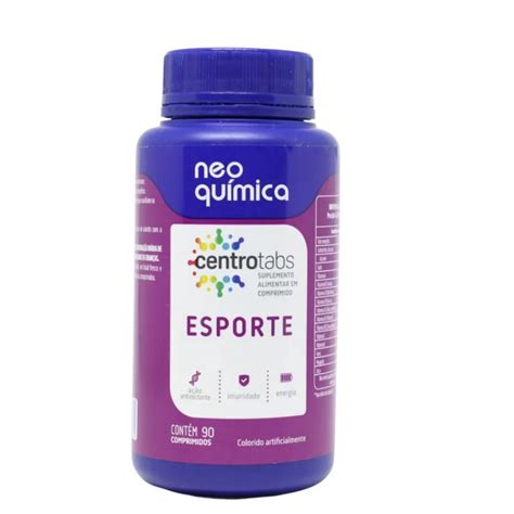 Vitamina Centrotabs Esporte 90 Comprimidos Neo Química Shopee Brasil