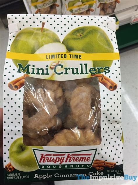 Spotted On Shelves Krispy Kreme Limited Time Apple Cinnamon Cake Mini Crullers The Impulsive Buy