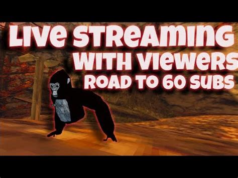 Live Streaming With Viewers In Gorilla Tag And Minigames Trying To