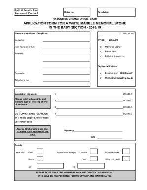 Fillable Online Bathnes Gov UksitesdefaultHAYCOMBE CREMATORIUM