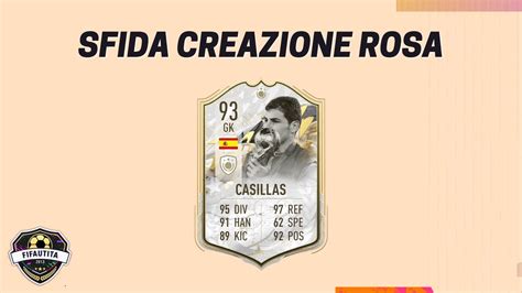 Fifa 22 Sfida Creazione Rosa Casillas Prime Moments Icon Sbc