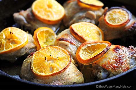 Easy Orange Baked Chicken Recipe She Wears Many Hats