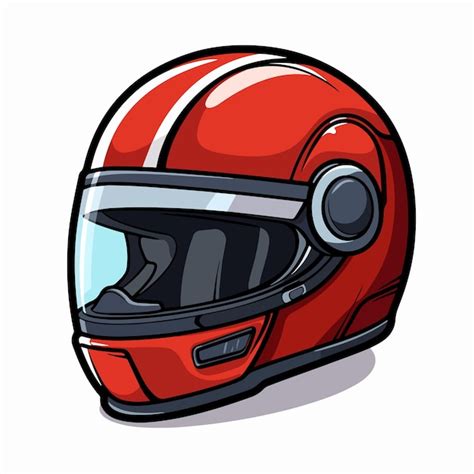 Premium Vector | Helmet flat vector illustration Helmet cartoon hand ...