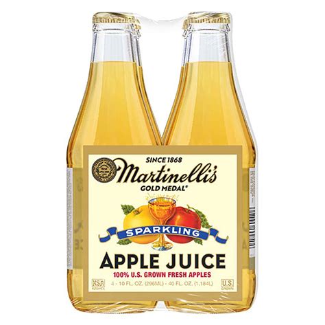 Martinelli S Sparkling Apple Juice 10 Oz Bottles Shop Juice At H E B