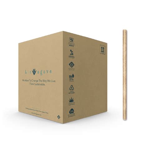 Biodegradable Jumbo X Unwrapped Straws Made From