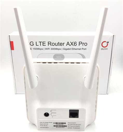 Olax Ax Pro G Cpe Wifi Router White Outdoor Lte Cpe Cat Mbps