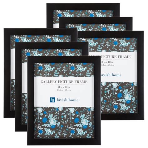 Lavish Home Picture Frame Set 8x10 Frames Pack For Picture Gallery