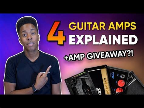 4 Types Of Guitar Amps Explained! (Amp Giveaway) – Joey Sturgis Tones