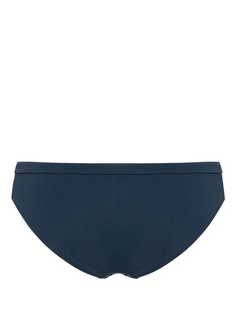 Jil Sander Elasticated Waistband Bikini Bottom Blue FARFETCH