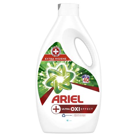 Ariel Detergente líquido Efecto oxi Ariel 40 lavados