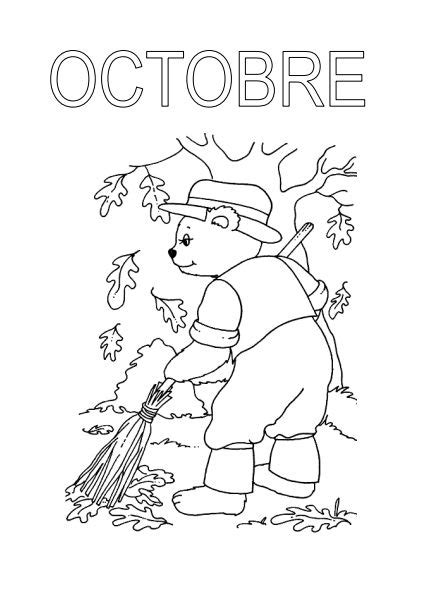 Coloriages Octobre Assistante Maternelle Argenteuil Orgemont